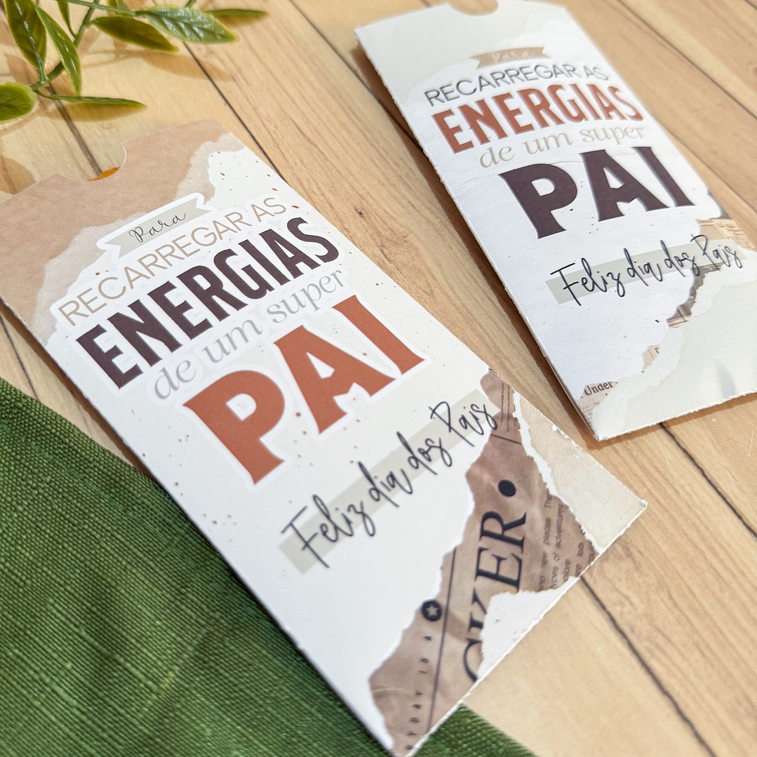 Porta sachê café Dia dos Pais Arquivo de Corte em PDF e Png para Baixar 2