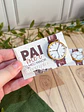 Card relógio chocolate Dia dos Pais Arquivo de Corte em PDF e Png para Baixar - thumbnail 1