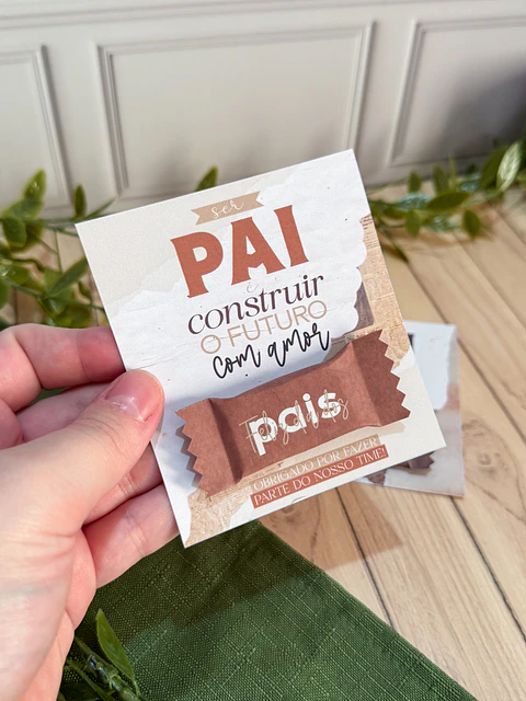 Balinhas com card Dia dos Pais Arquivo de Corte em PDF e Png para Baixar