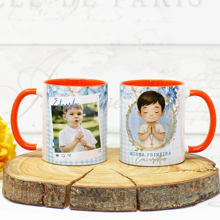 6 Artes para Caneca Primeira Eucaristia Arquivo Editavel 4