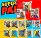 106 Artes para Caneca, azulejo, almofada, e Camisa Dia dos Pais Cartoon + Kit Digital em Jpg - thumbnail 16