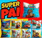 106 Artes para Caneca, azulejo, almofada, e Camisa Dia dos Pais Cartoon + Kit Digital em Jpg - thumbnail 17