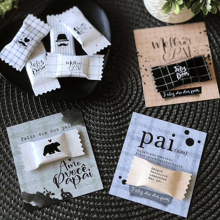 Arquivos Mimos Dia dos Pais Meu Pai, meu Amigo - Cards + Balinhas Arquivo em Png 2