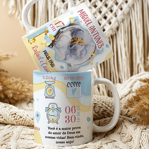 10 Artes para Caneca Nascimento Arquivo Editável 