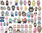 Kit Digital Labubu em Png - Miniatura 1