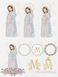 Kit Digital Virgem Maria, Fátima Maria Auxiliadora em Png - thumbnail 2
