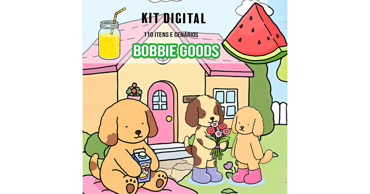 Kit Digital Bobbie Goods em Png