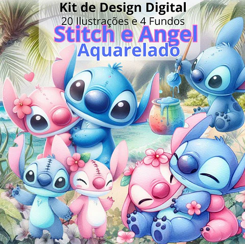 Kit Digital Stitch em Png