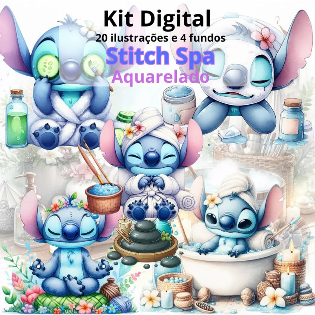 Kit Digital Stitch Spa em Png 1