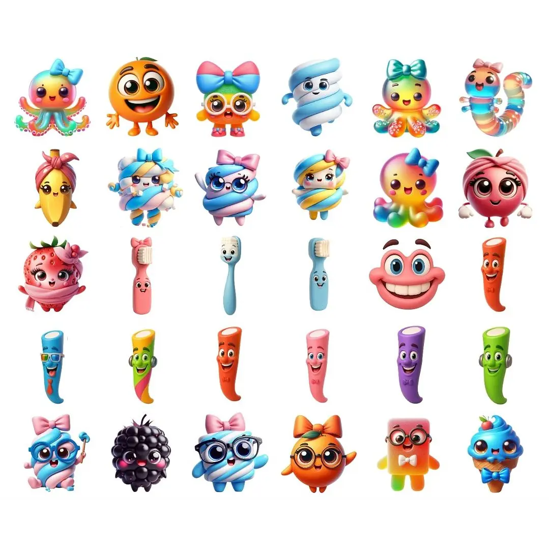 Kit Digital Sweet Candy em Png  2