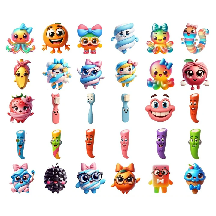 Kit Digital Sweet Candy em Png  2
