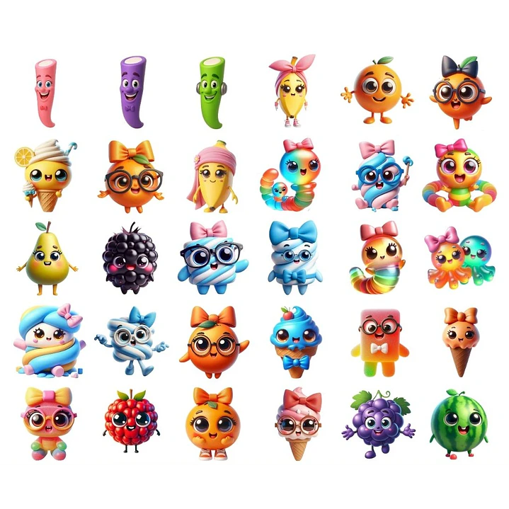 Kit Digital Sweet Candy em Png  3