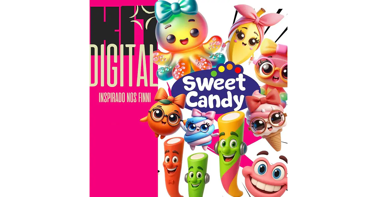 Kit Digital Sweet Candy em Png