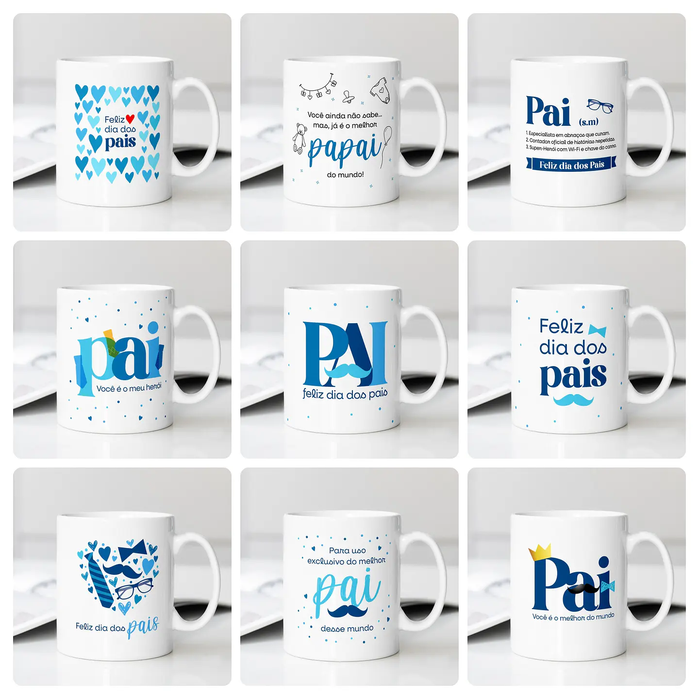 15 Artes para Caneca Dia dos Pais Arquivo em Jpg  1