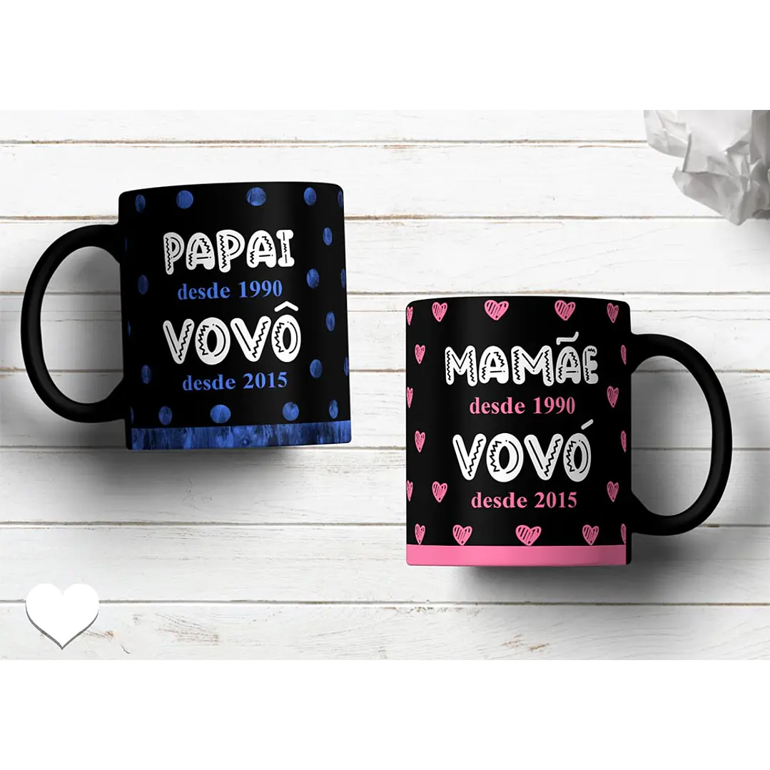 16 Artes para Caneca Dia dos Avós Arquivo em Png  8
