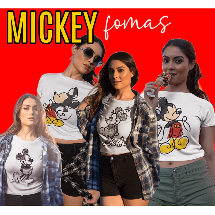 39 Artes para Camisa Mickey Arquivo em Png 1