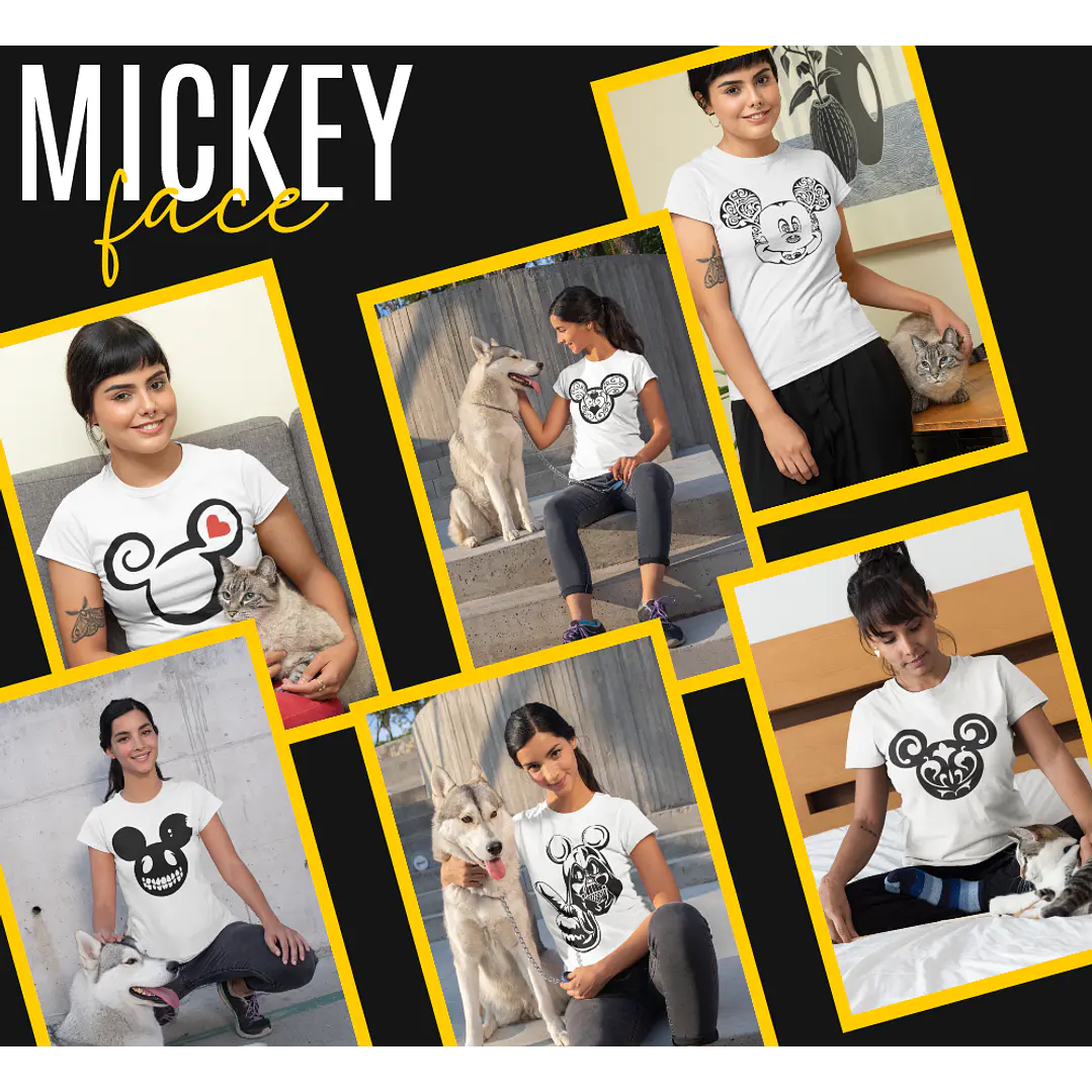 39 Artes para Camisa Mickey Arquivo em Png 3