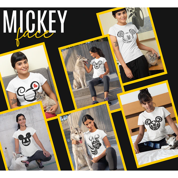 39 Artes para Camisa Mickey Arquivo em Png 3