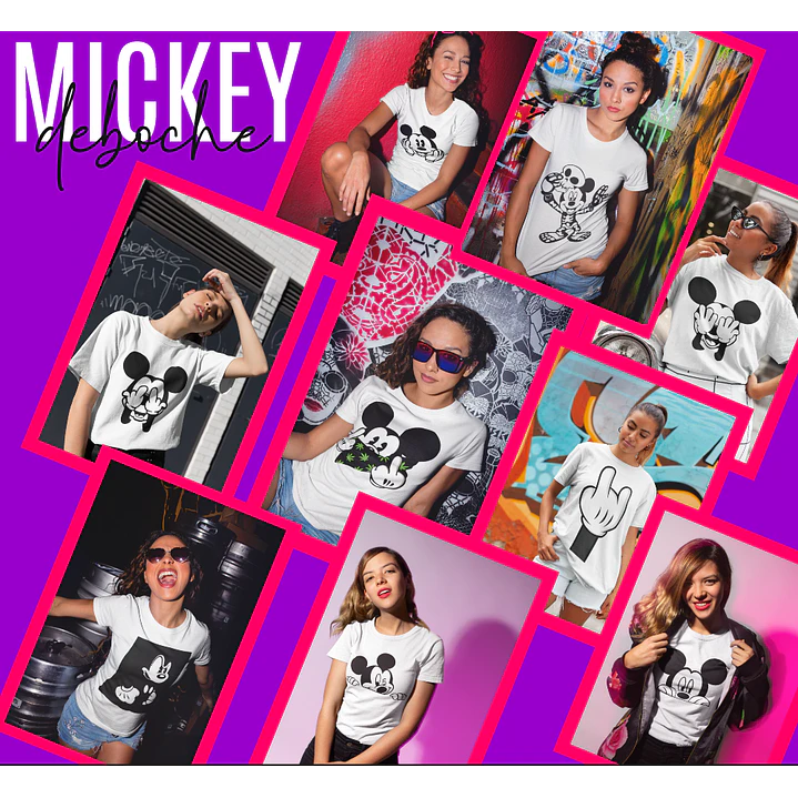 39 Artes para Camisa Mickey Arquivo em Png 4