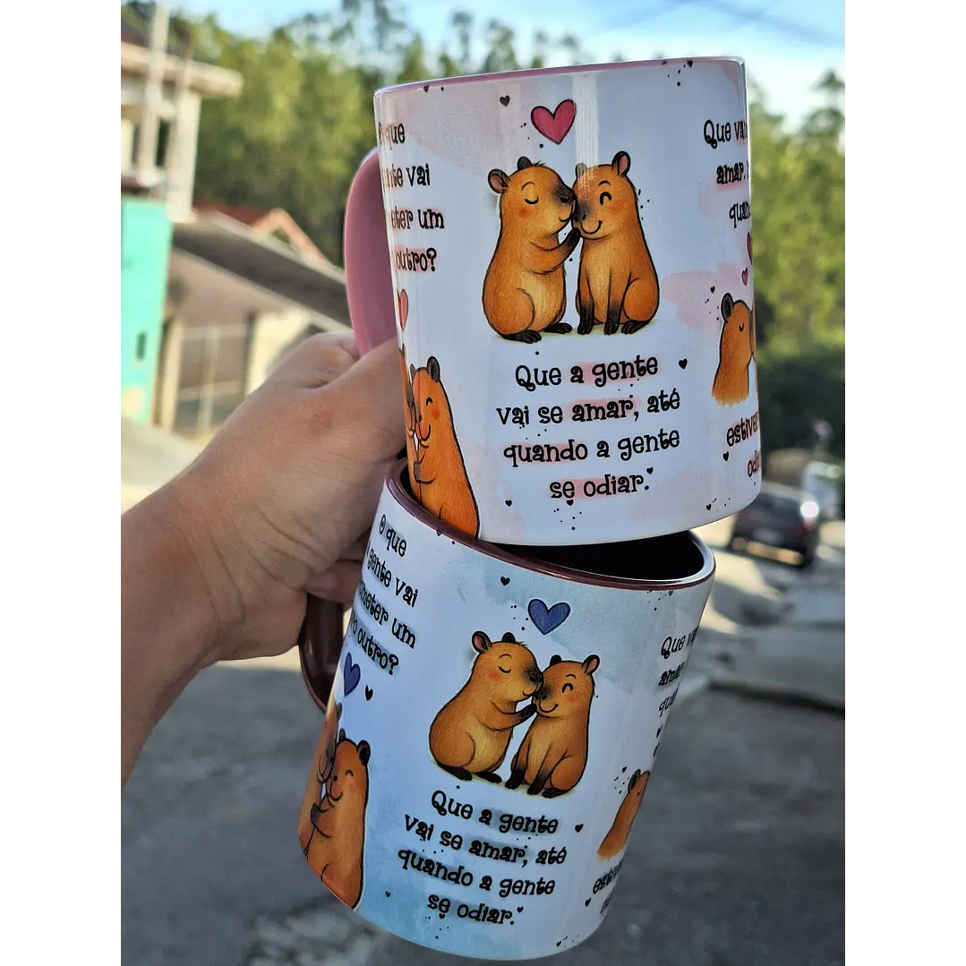 Arte para Caneca Oque a Gente vai Prometer um para o Outro - Capivara Arquivo em Jpg   2