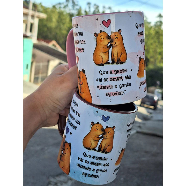 Arte para Caneca Oque a Gente vai Prometer um para o Outro - Capivara Arquivo em Jpg   2