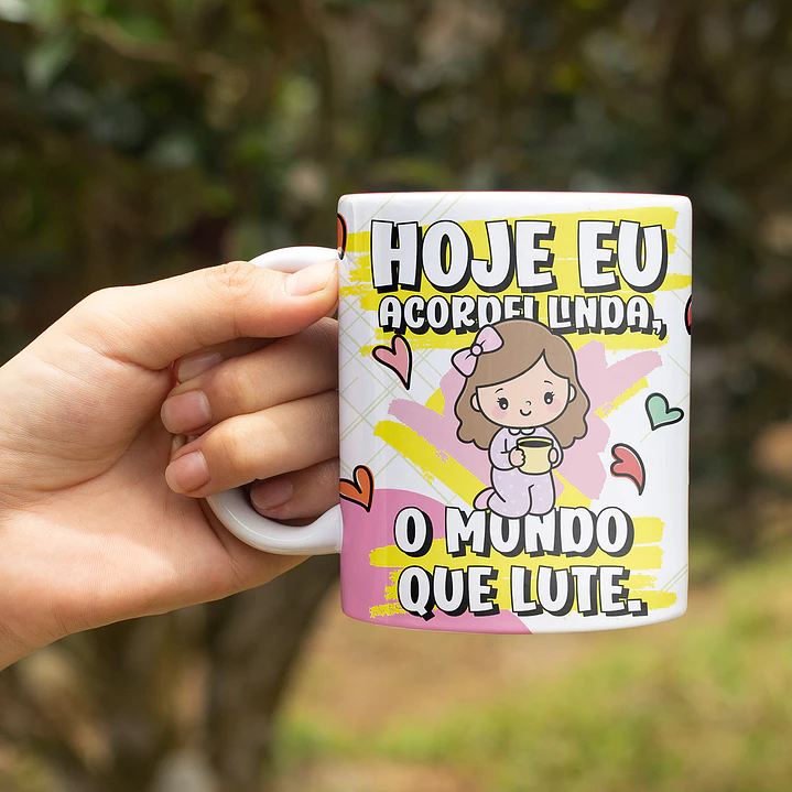 5 Artes para Caneca Frases Café Cute Arquivo Editável 4