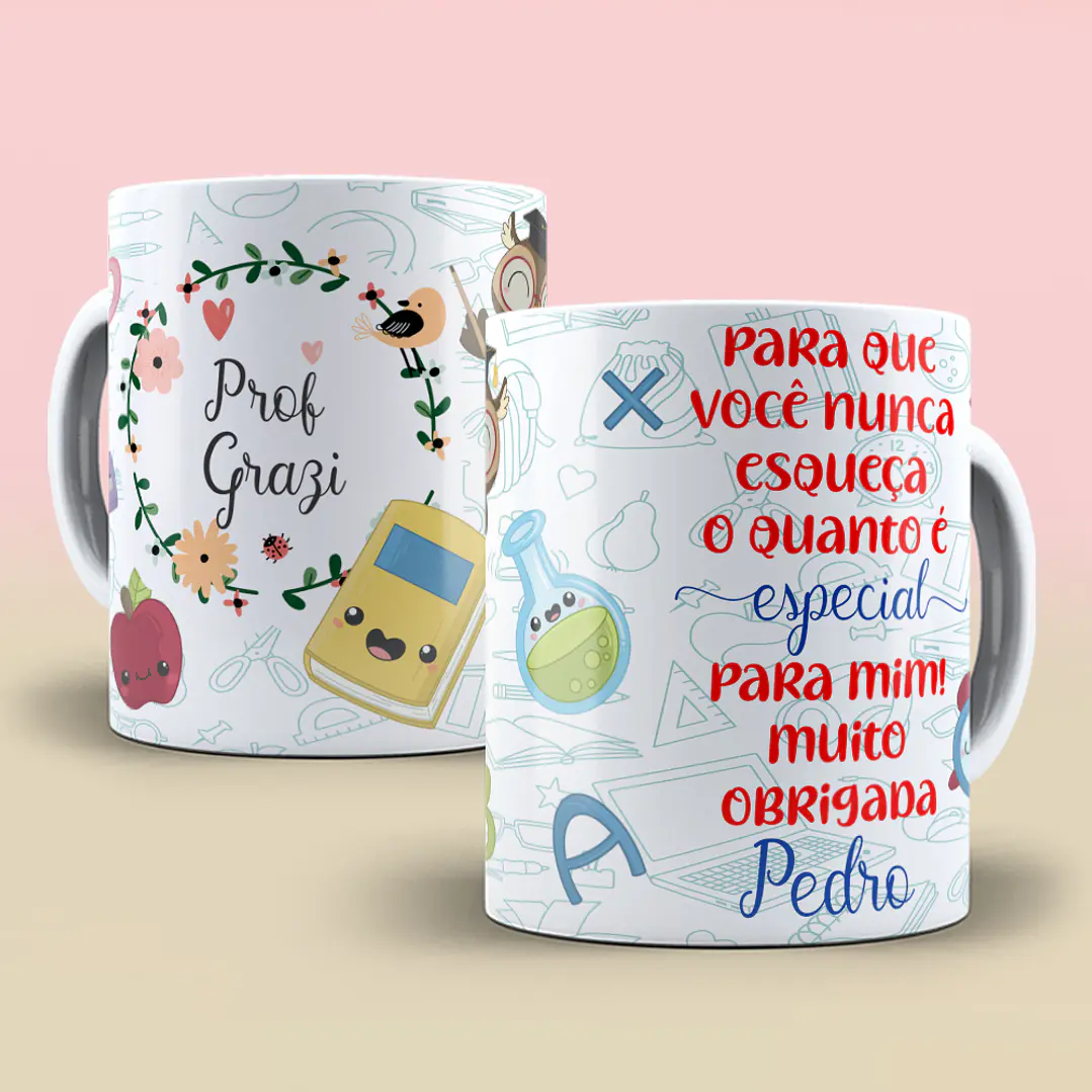 15 Artes para Caneca Dia dos Professores Arquivo Editável  6