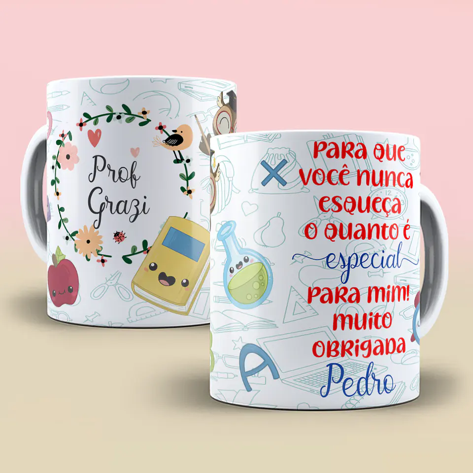 15 Artes para Caneca Dia dos Professores Arquivo Editável  6
