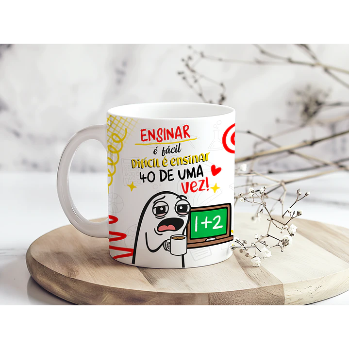 5 Artes para Caneca Flork Ironico Dia dos Professores Arquivo em Png  2