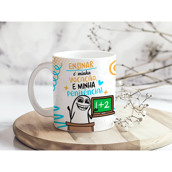 5 Artes para Caneca Flork Ironico Dia dos Professores Arquivo em Png  5
