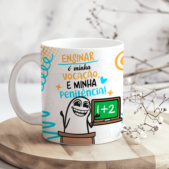 5 Artes para Caneca Flork Ironico Dia dos Professores Arquivo em Png  5