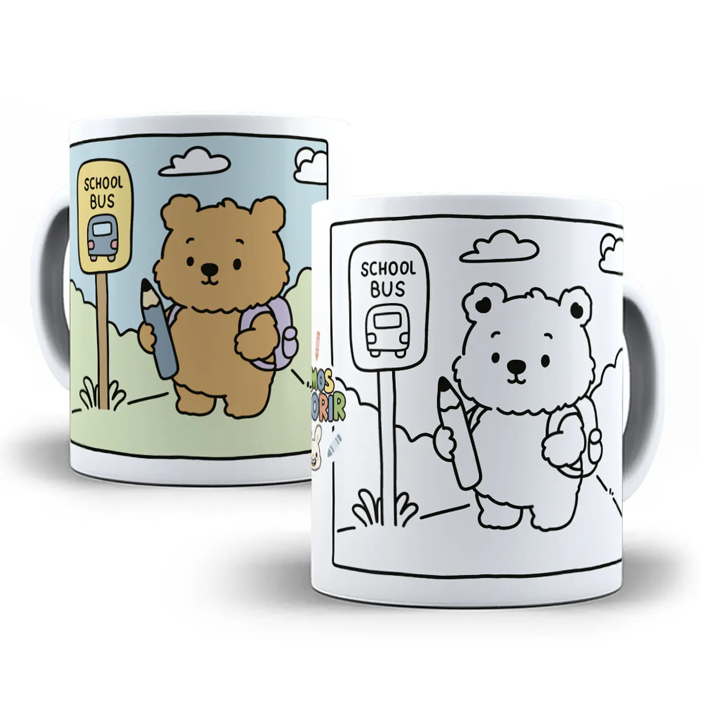 6 Artes para Caneca para Pintar Bobbie Gods Arquivo em Jpg  1