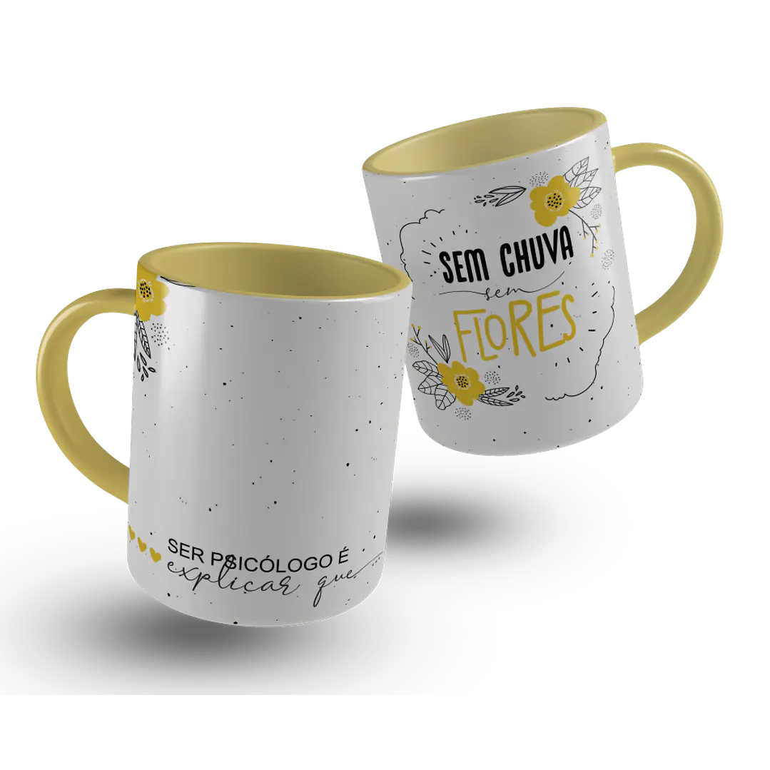 6 Artes para Caneca Psicologo Arquivo Editável 2