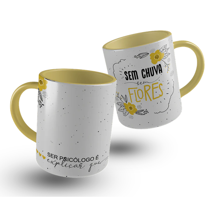 6 Artes para Caneca Psicologo Arquivo Editável 2