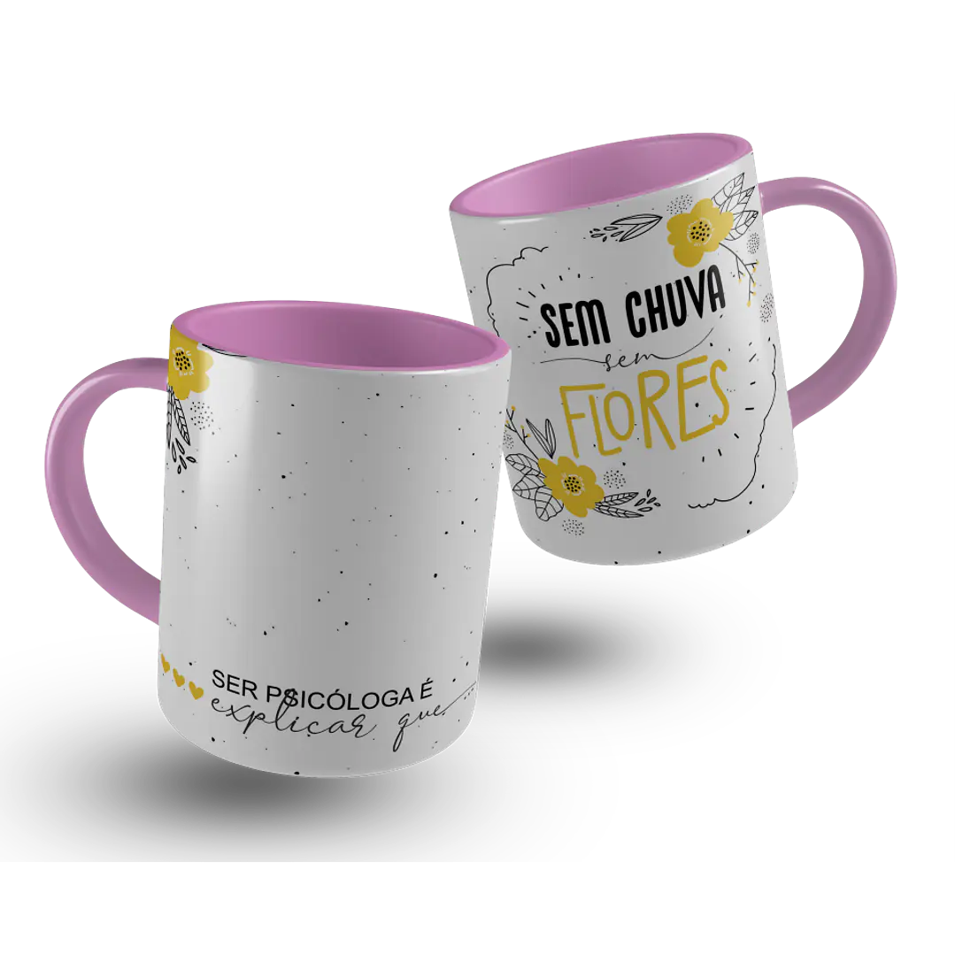 6 Artes para Caneca Psicologo Arquivo Editável 4
