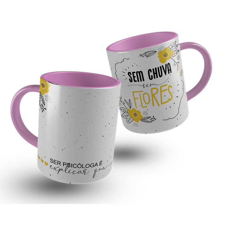 6 Artes para Caneca Psicologo Arquivo Editável 4