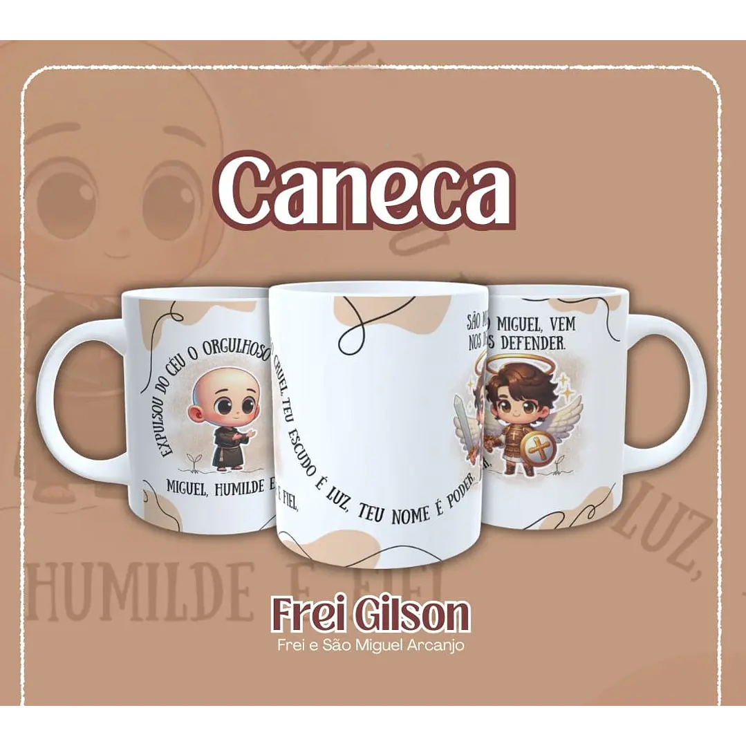 8 Artes para Caneca Santinhos Católicos Arquivo em Jpg  5