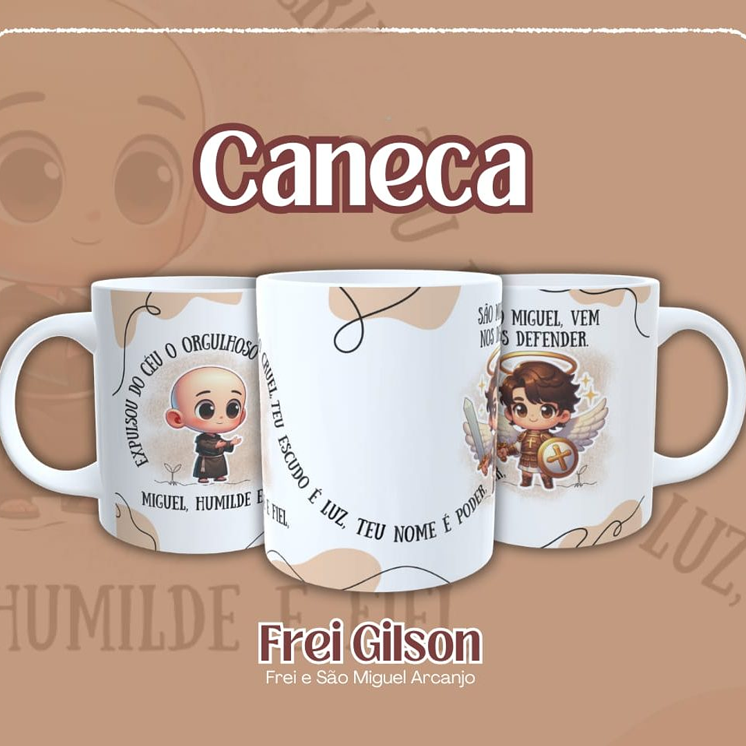 8 Artes para Caneca Santinhos Católicos Arquivo em Jpg  5