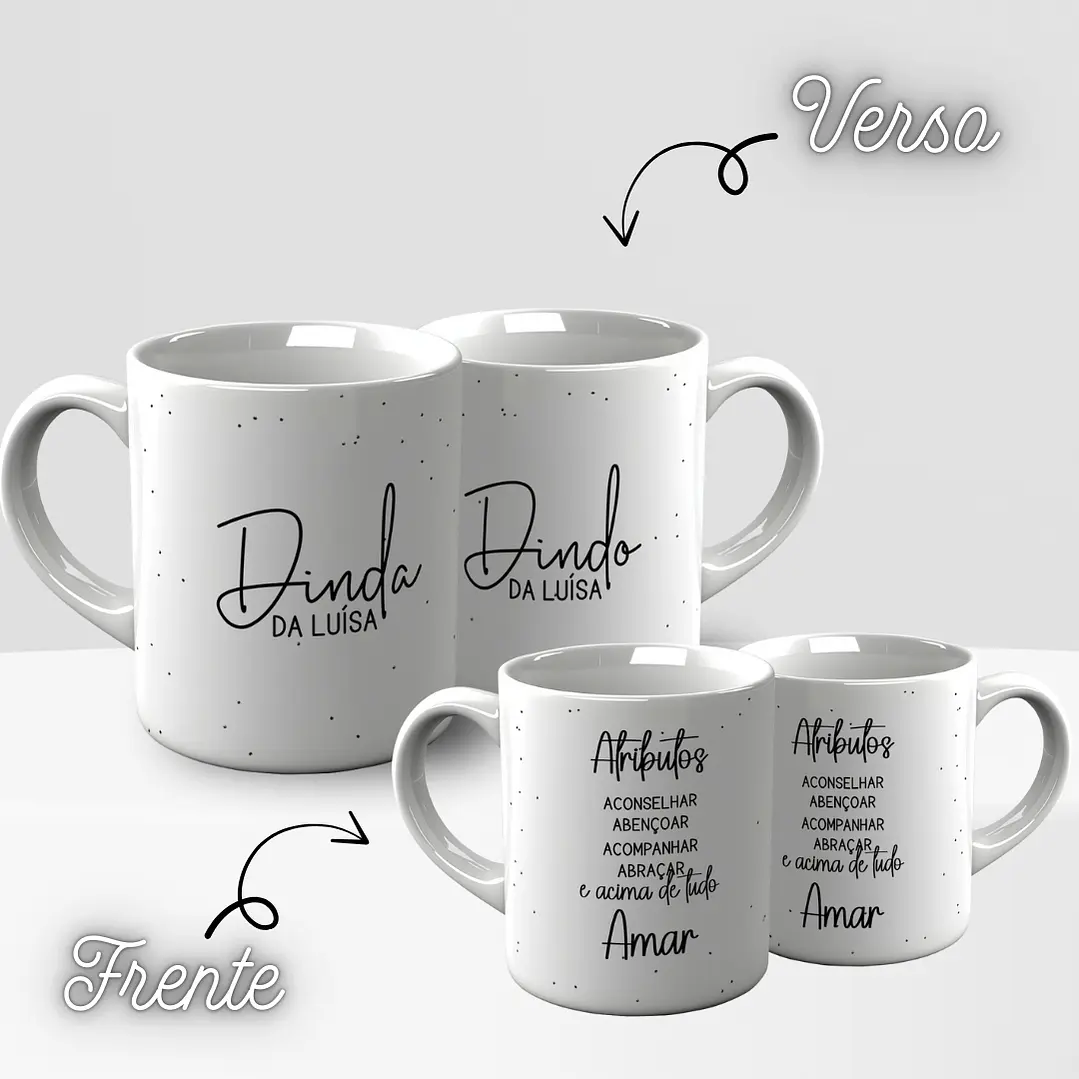 10 Artes para Caneca Convite para Padrinhos  Minimalista Arquivo Editável  2
