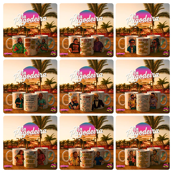 14 Artes para Caneca na pagodeira Musicas Pagode Arquivo em Jpg  2