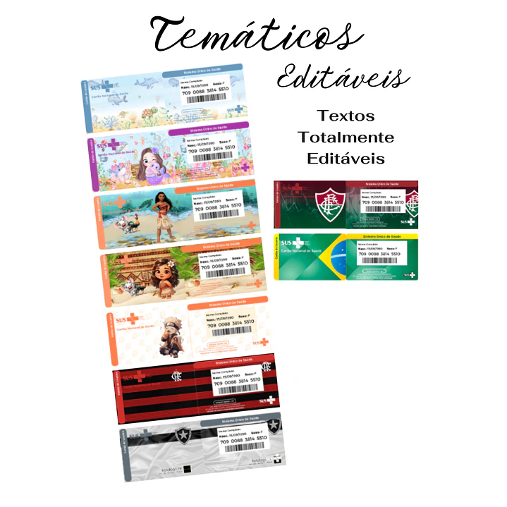 54 Artes para Cartão SUS Arquivo Editável em Canva 6