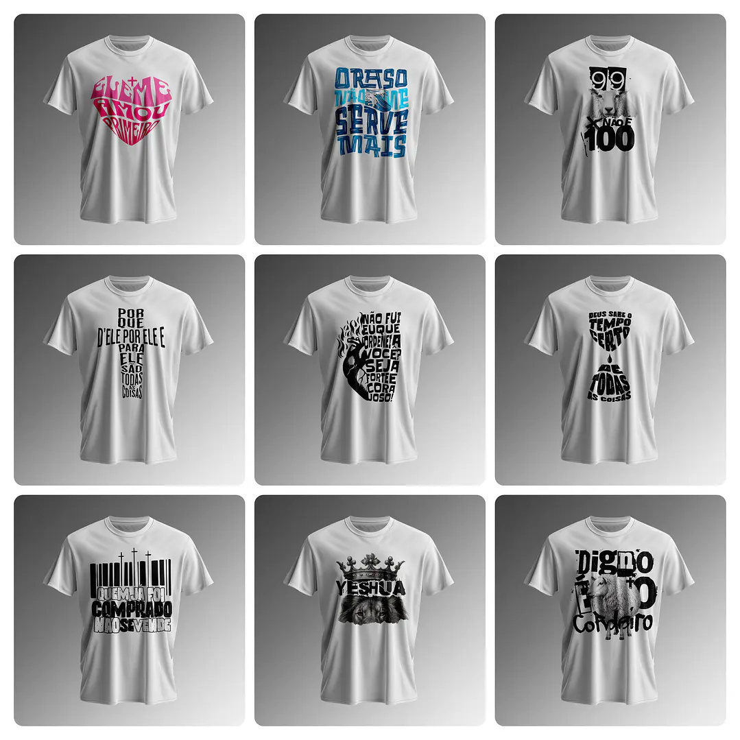 118 Artes para Caneca e Camisa Frases a Palavra Jesus Cristão em Png  6