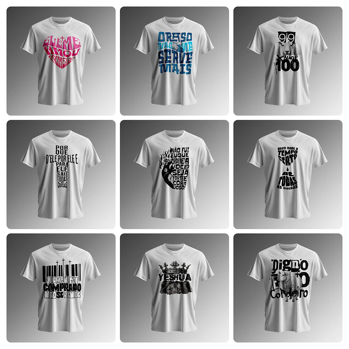 118 Artes para Caneca e Camisa Frases a Palavra Jesus Cristão em Png  6