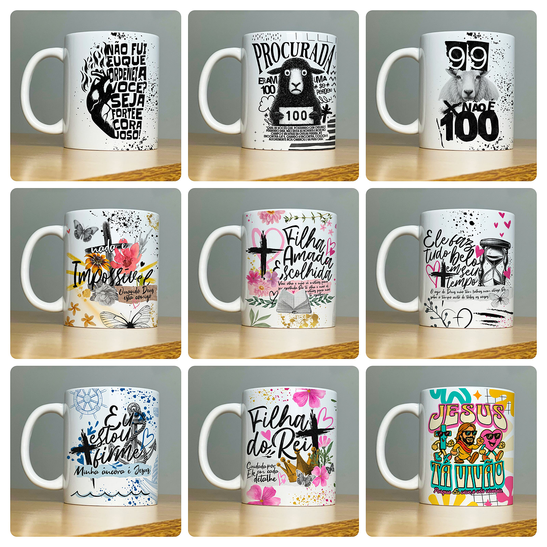 118 Artes para Caneca e Camisa Frases a Palavra Jesus Cristão em Png  1