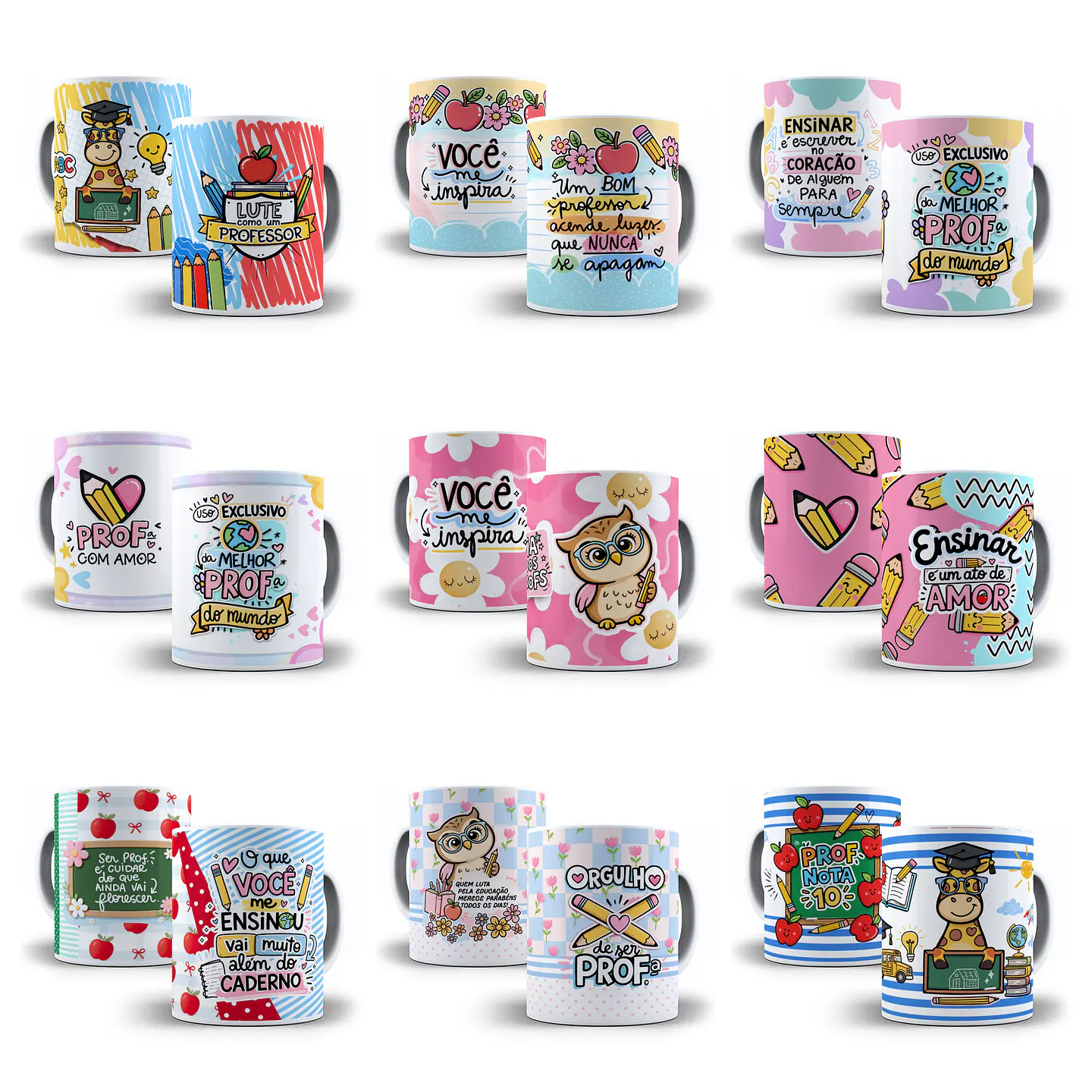 27 Artes para Caneca Dia dos Professores Arquivo em Jpg 1