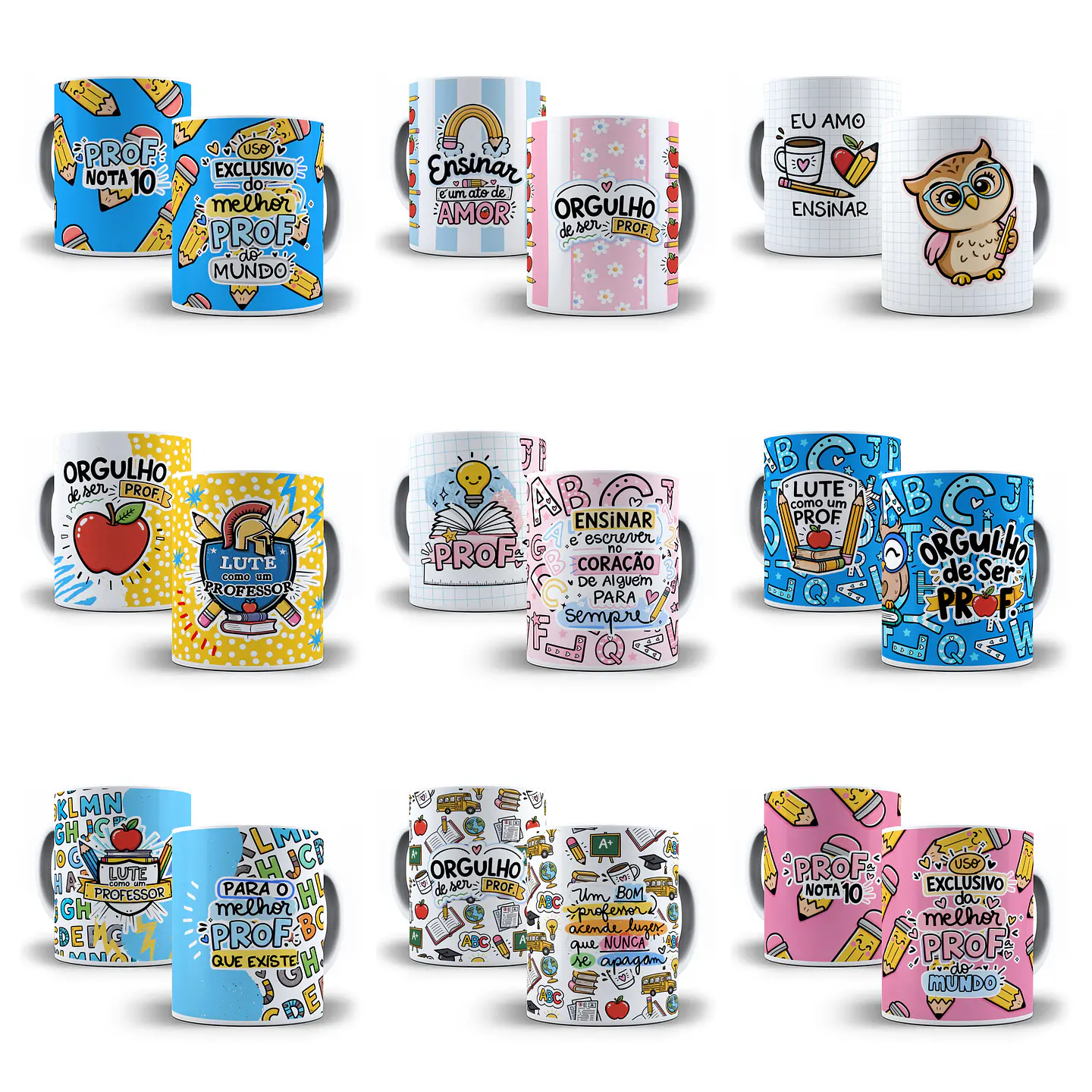 27 Artes para Caneca Dia dos Professores Arquivo em Jpg 3