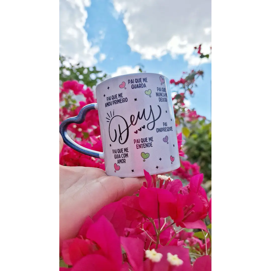 Arte para Caneca Deus pai que Arquivo em Png 1