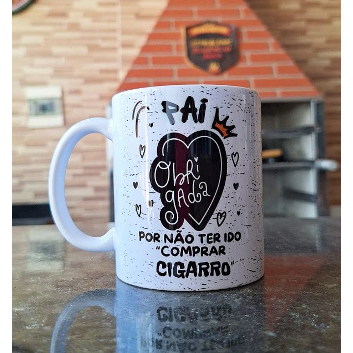 Arte para Caneca Pai, obrigada por não ter ido comprar cigarro Arquivo em Jpg 1