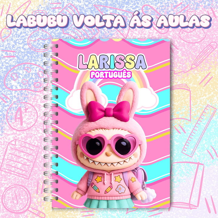 Kit Digital Labubu Volta as Aulas em Png 2
