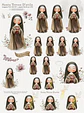 Kit Digital Santa Teresa Dávila Aquarela em Png  - thumbnail 2